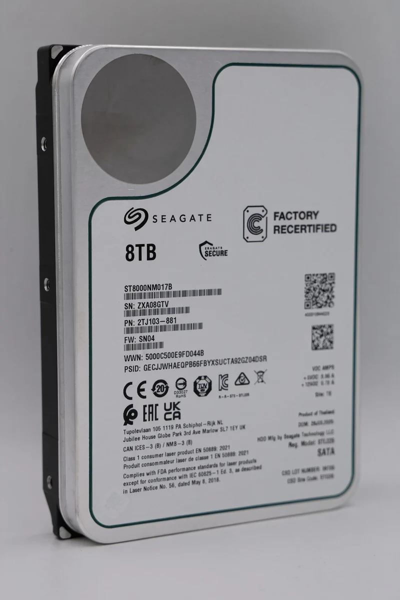 Seagate Exos 7E10 8 TB SATA Recertified Hard Drive - ST8000NM017B