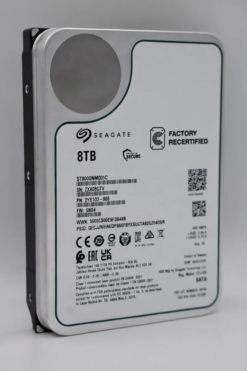 Seagate Exos 8 TB SATA Recertified Hard Drive - ST8000NM001C