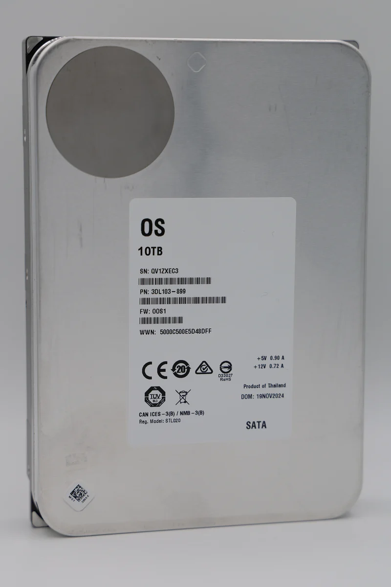 10 TB SATA 3,5” Enterprise White Label Hard Drive - XX10000NM000E