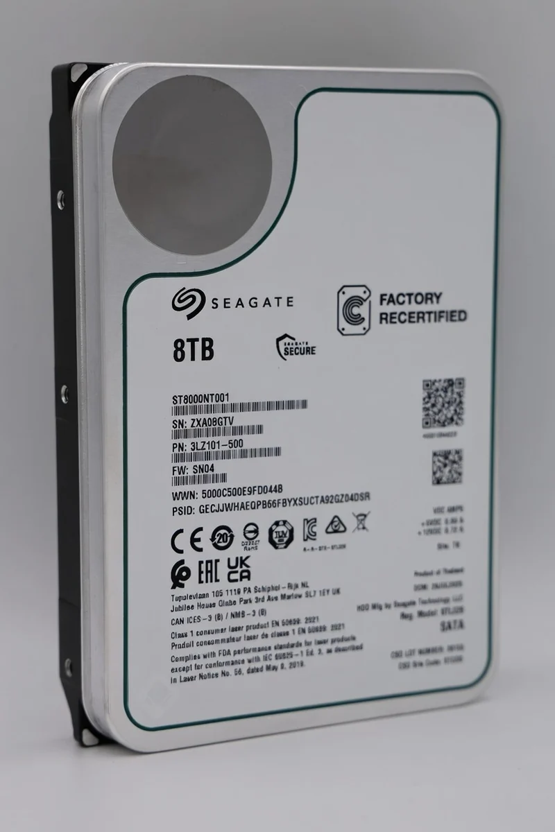 Seagate IronWolf Pro 8 TB SATA Recertified Hard Drive - ST8000NT001