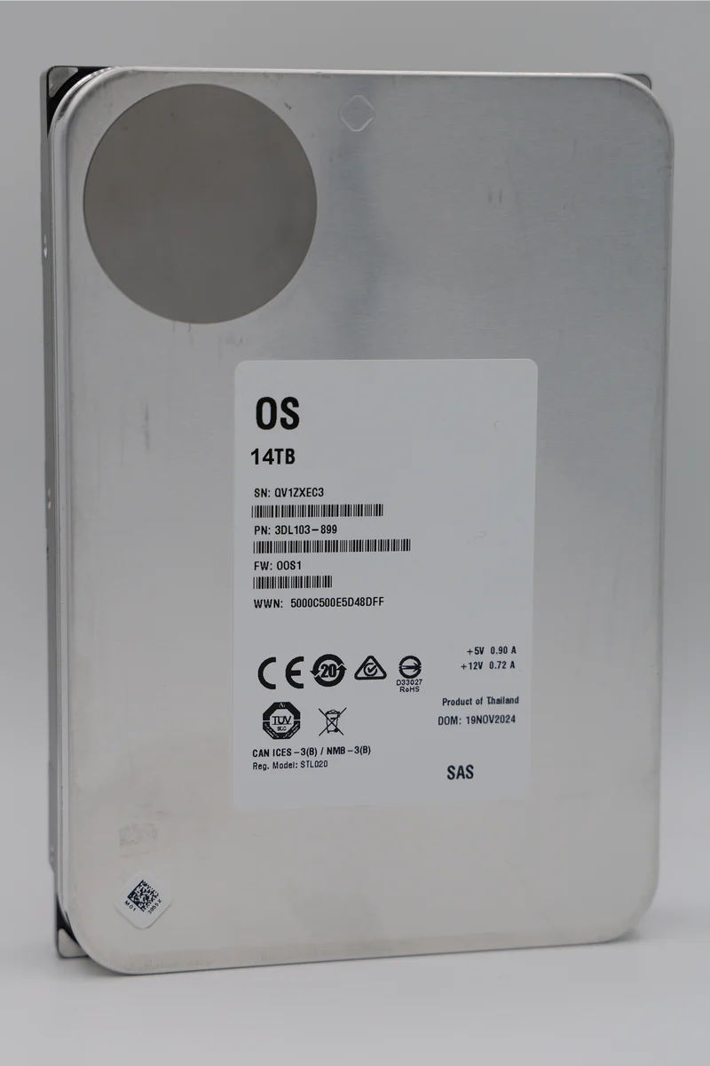 14 TB SAS 3,5" Enterprise White Label Hard Drive - XX14000NM002G